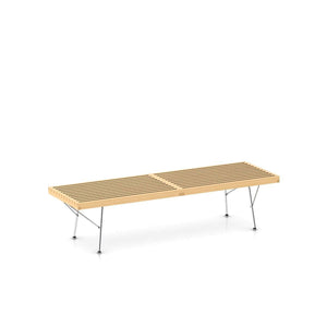 Nelson Bench Benches herman miller 60-inches Wide +$115.00 Metal Base +$100.00 Natural Maple Slat Finish