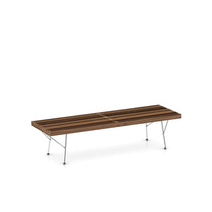 Nelson Bench Benches herman miller 60-inches Wide +$115.00 Metal Base +$100.00 Walnut Slat Finish +$740.00