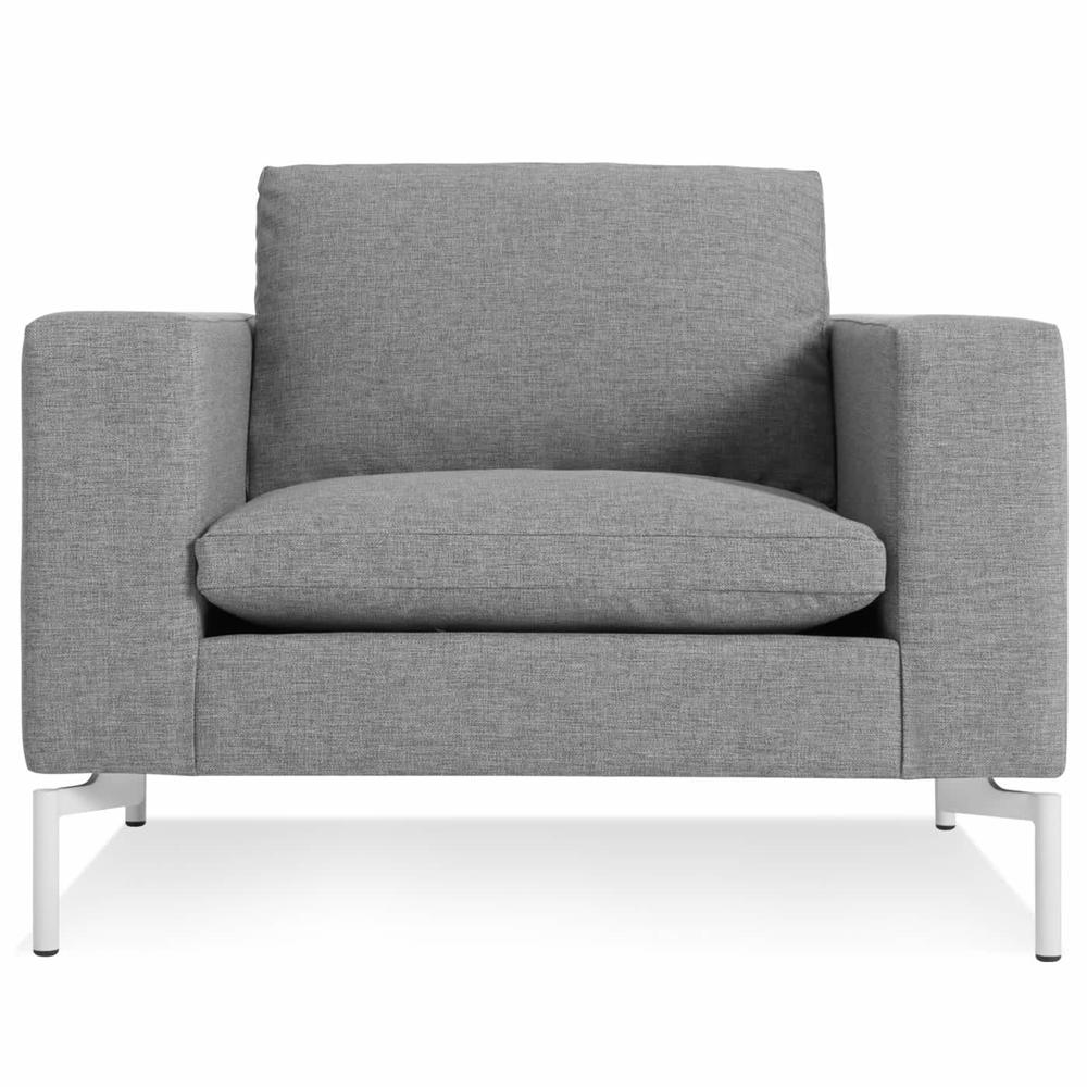 New Standard Lounge Chair lounge chair BluDot Spitzer Grey White Legs