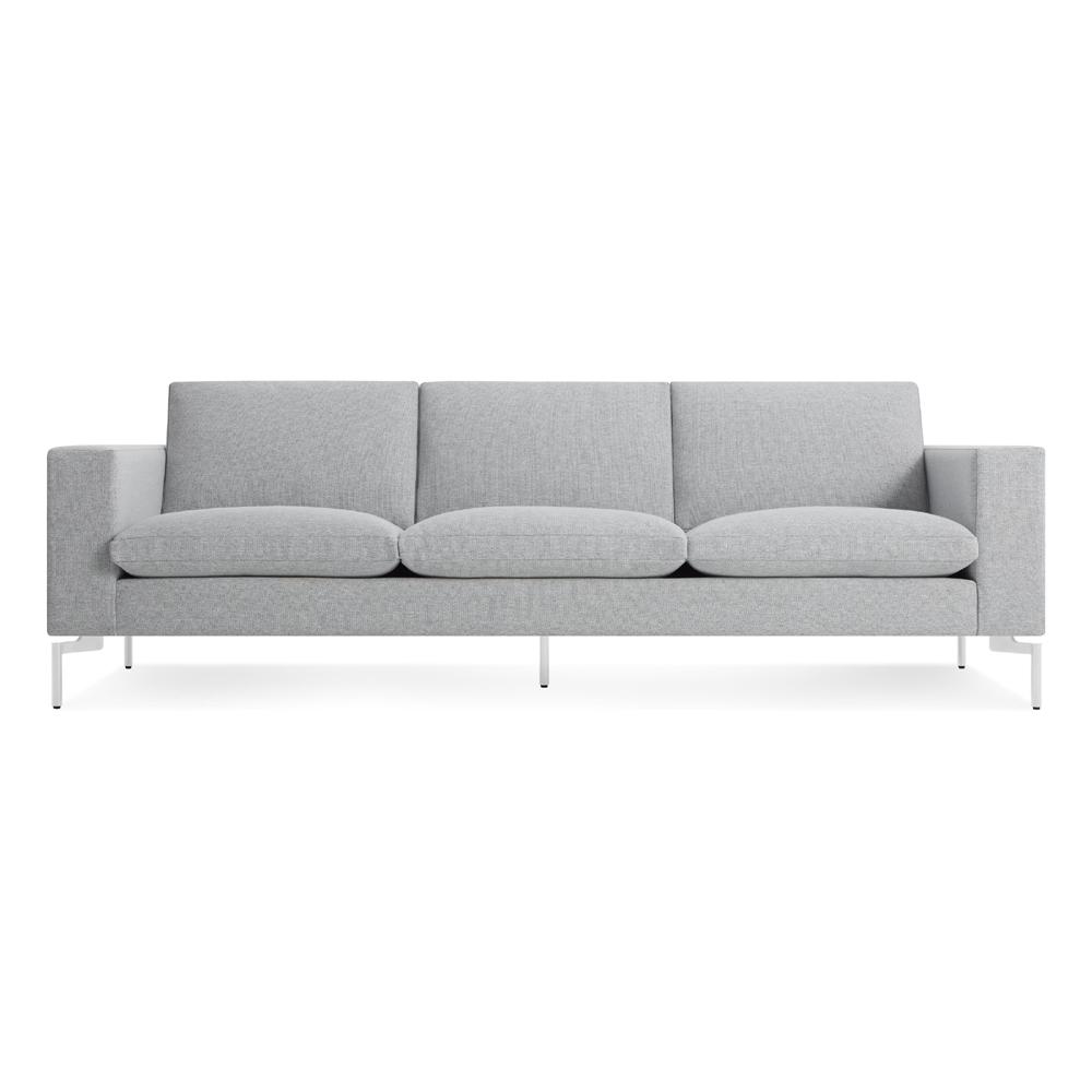 New Standard Sofa 92 Sofa BluDot Maharam Mode in Intaglio - White Legs