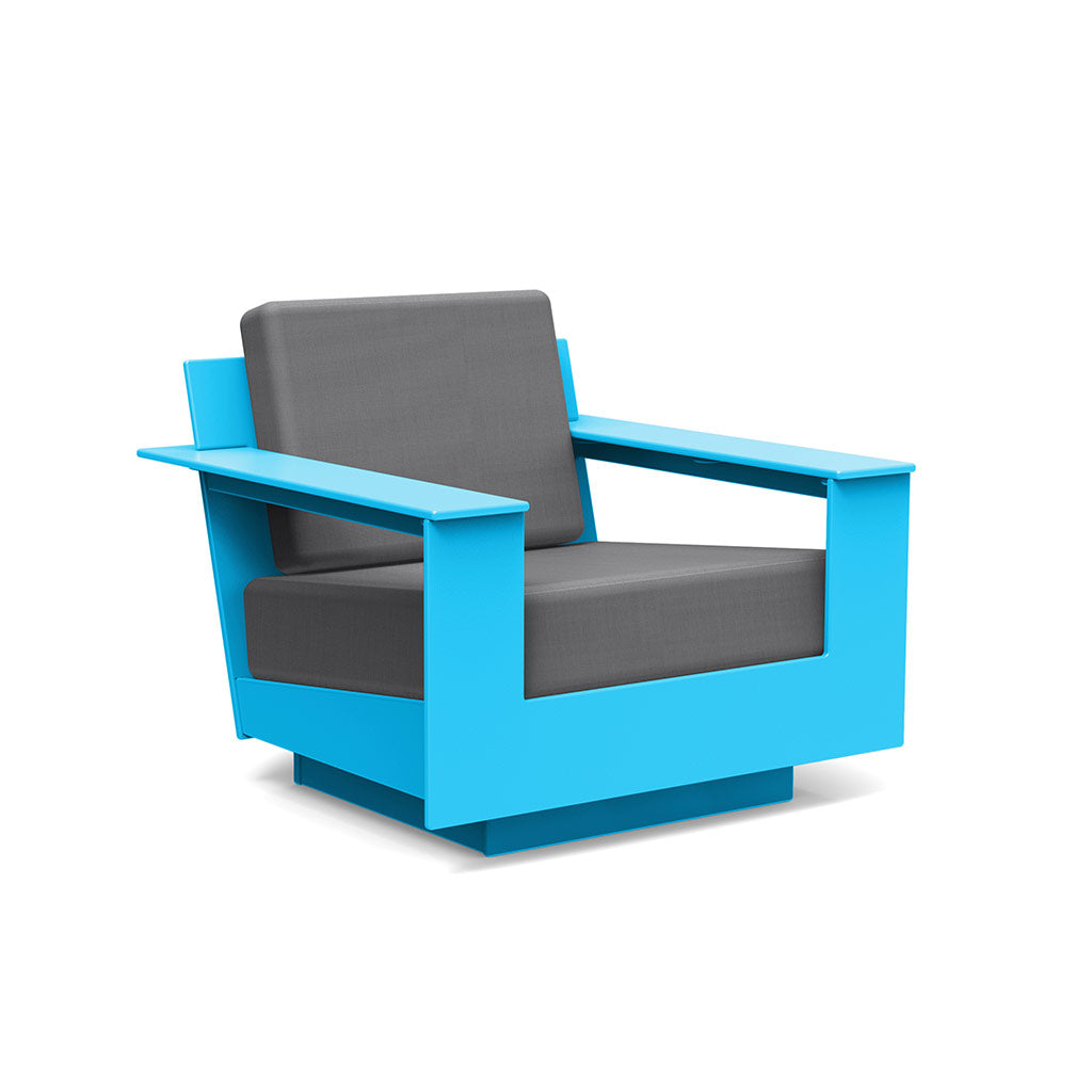Nisswa Lounge Chair lounge chairs Loll Designs Sky Blue Cast Charcoal