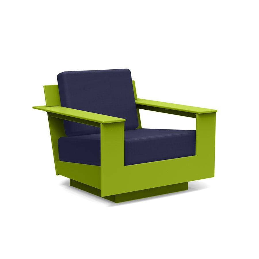 Nisswa Lounge Chair lounge chairs Loll Designs Leaf Green Canvas Navy