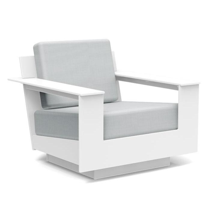 Nisswa Lounge Chair lounge chairs Loll Designs Cloud White Cast Silver