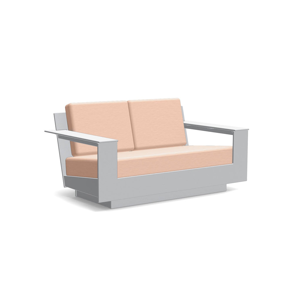Nisswa Loveseat Sofas Loll Designs Driftwood Cast Petal