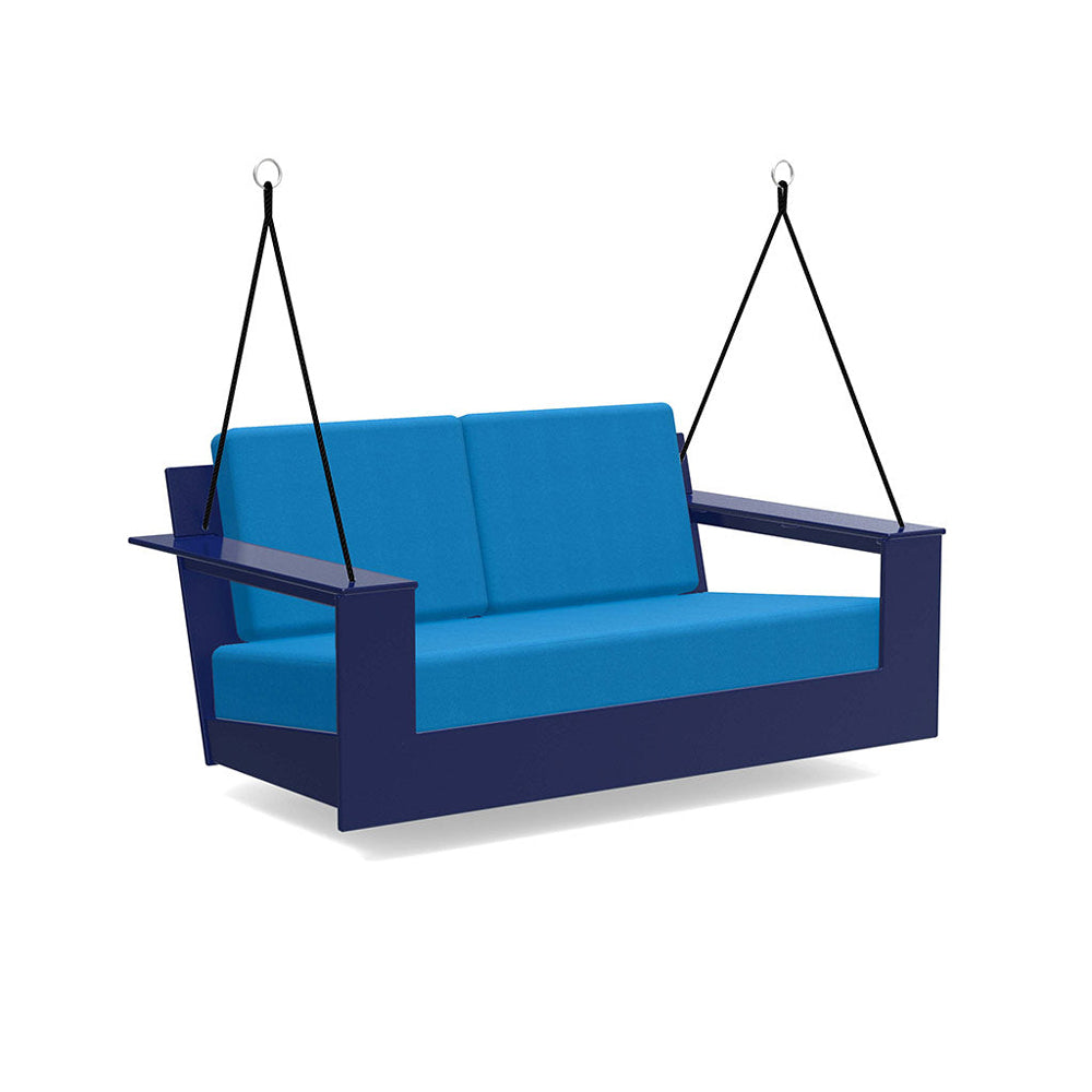 Nisswa Porch Swing lounge chairs Loll Designs Navy Blue Canvas Regatta