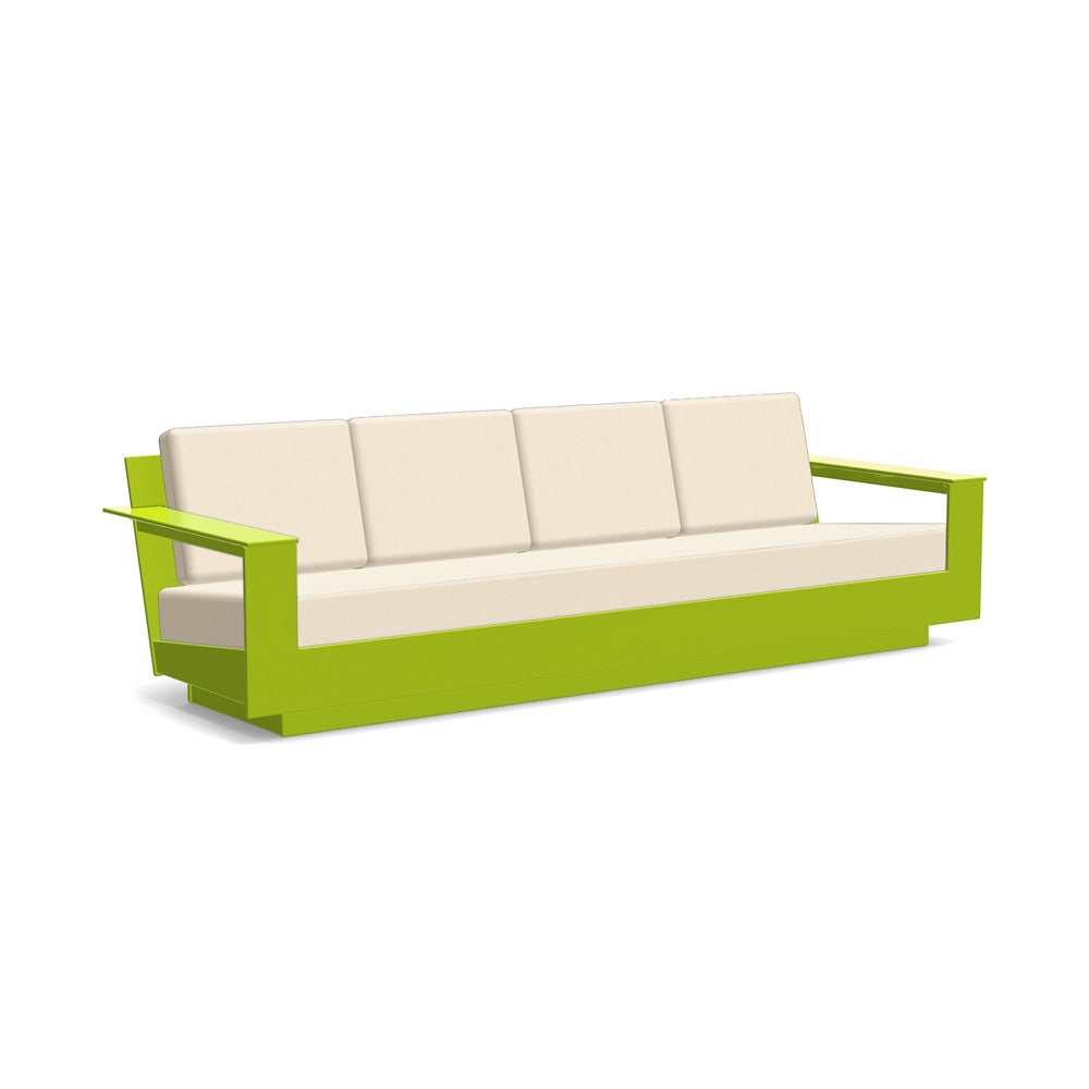 Nisswa Sofa 96 Sofas Loll Designs Leaf Green Canvas Flax