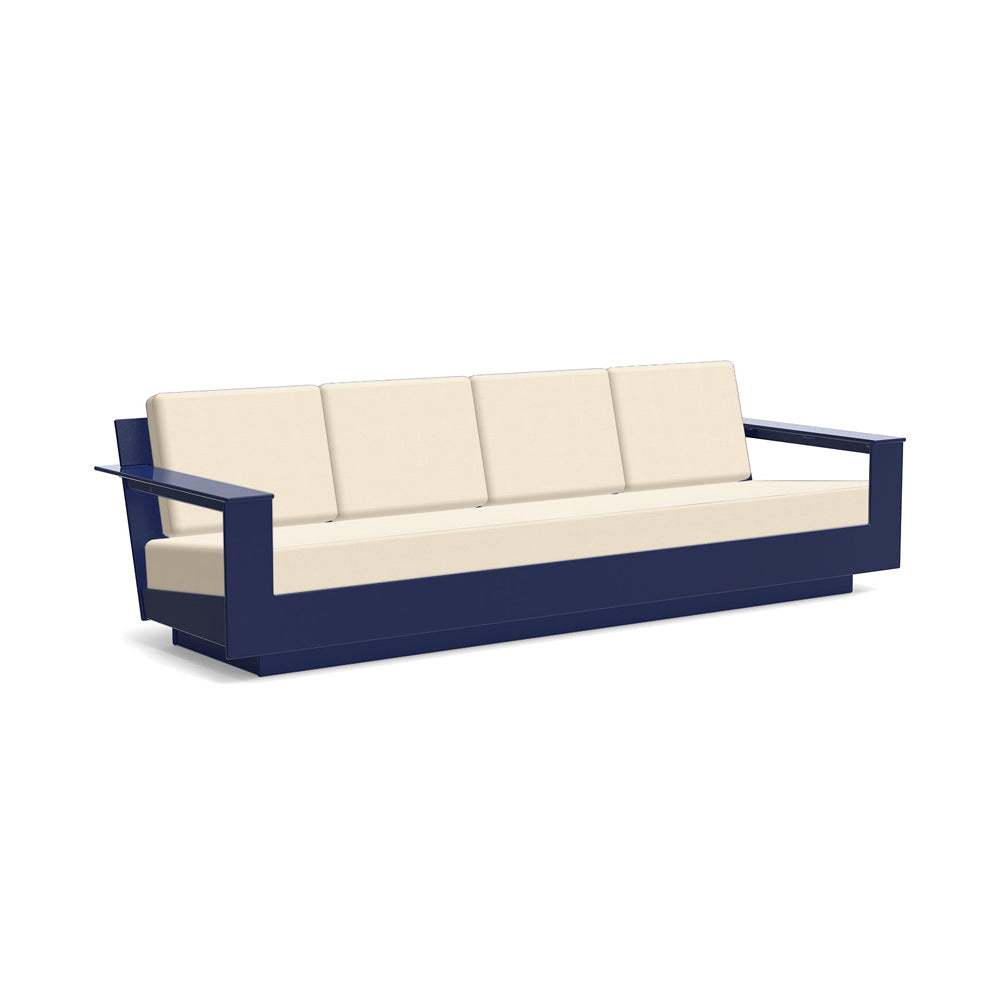 Nisswa Sofa 96 Sofas Loll Designs Navy Blue Canvas Flax