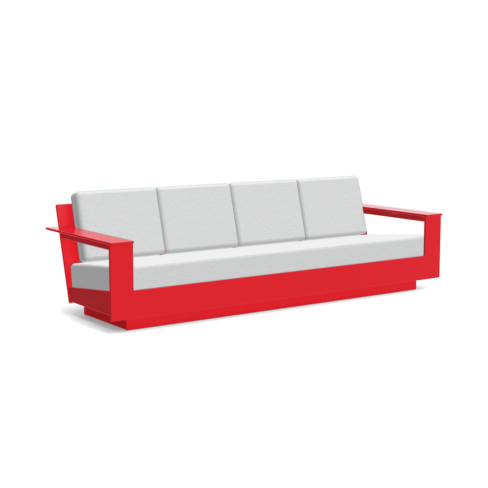 Nisswa Sofa 96 Sofas Loll Designs Apple Red Cast Silver