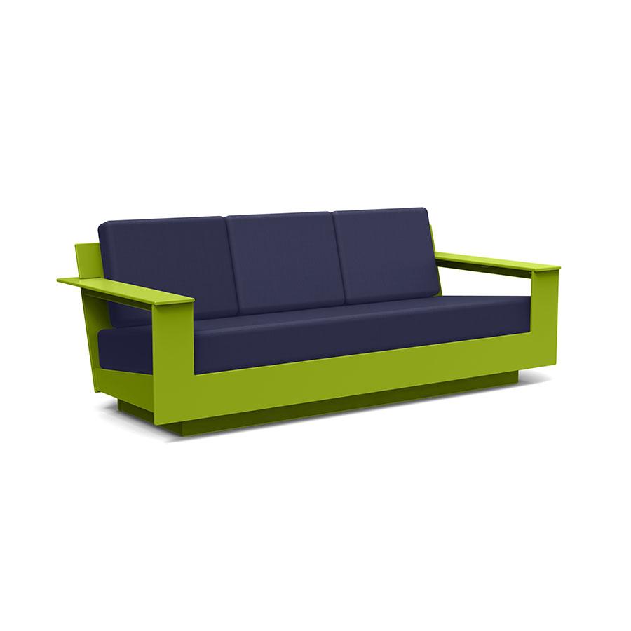 Nisswa Sofa Sofas Loll Designs Leaf Green Canvas Navy