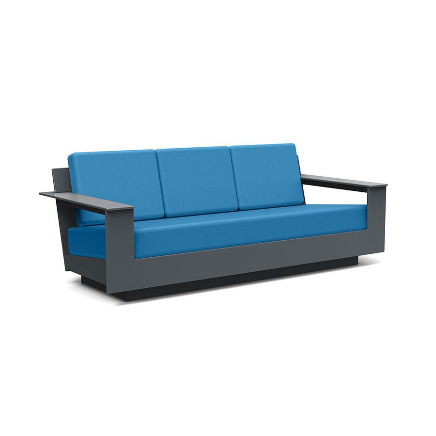 Nisswa Sofa Sofas Loll Designs Charcoal Grey Canvas Regatta