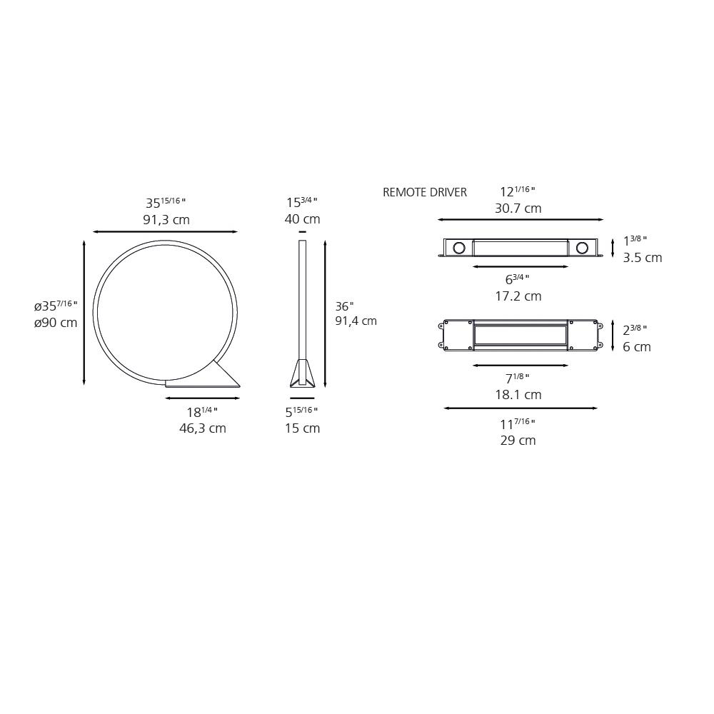 O Ø90 Ground Outdoor Lighting Artemide