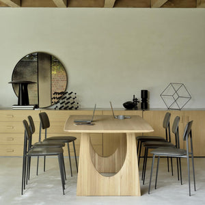 Oak Geometric Dining Table Dining Tables Ethnicraft 