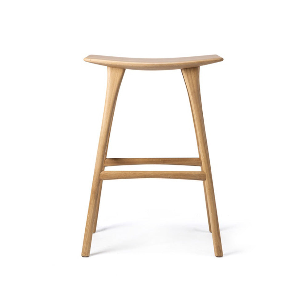 Oak Osso Bar Stool - Set of 2 bar seating Ethnicraft Varnished