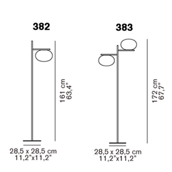 Alba Floor Lamp Floor Lamps Oluce