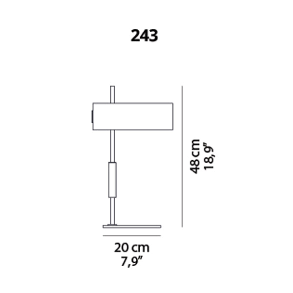 Atollo 1953 Table Lamp Table Lamps Oluce