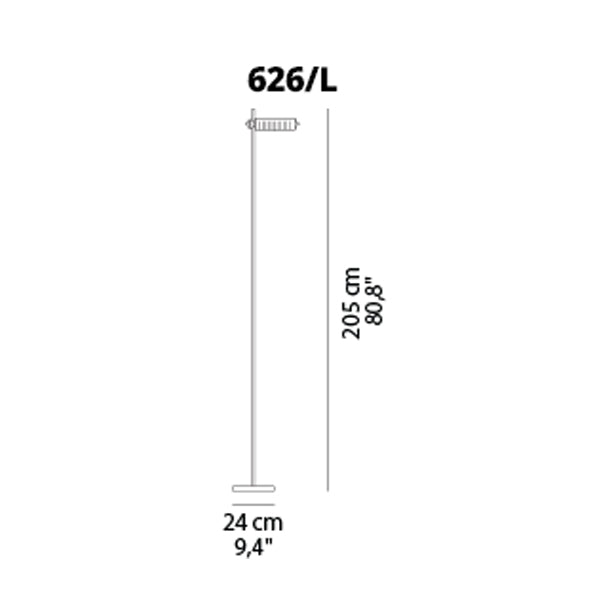 Colombo Floor Lamp Floor Lamps Oluce