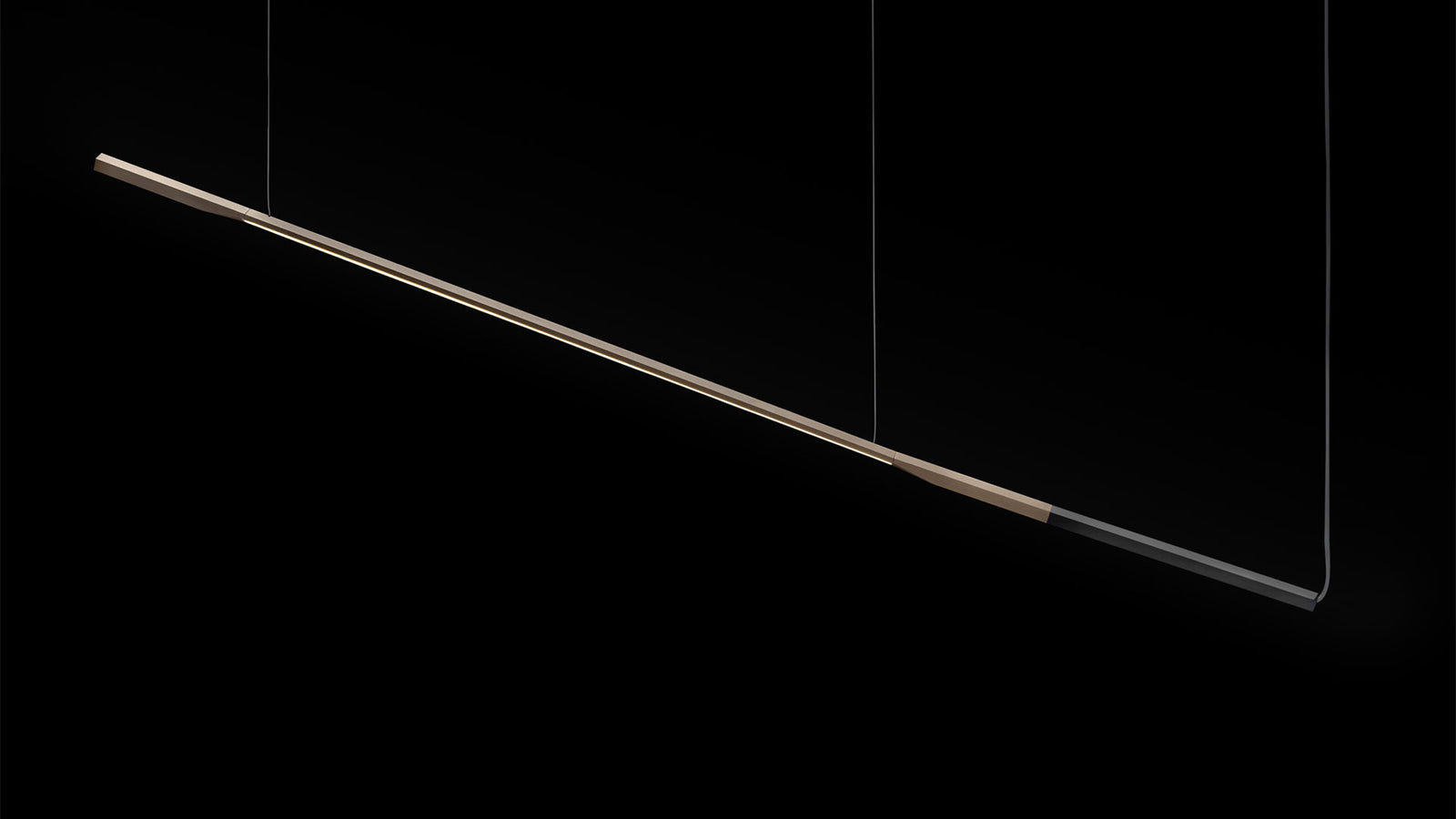 Ilo Linear Pendant suspension lamps Oluce