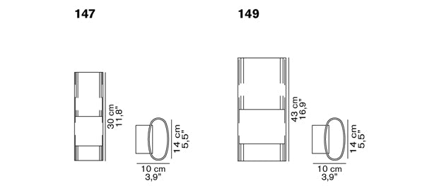 Line Wall Sconce Wall Lights Oluce