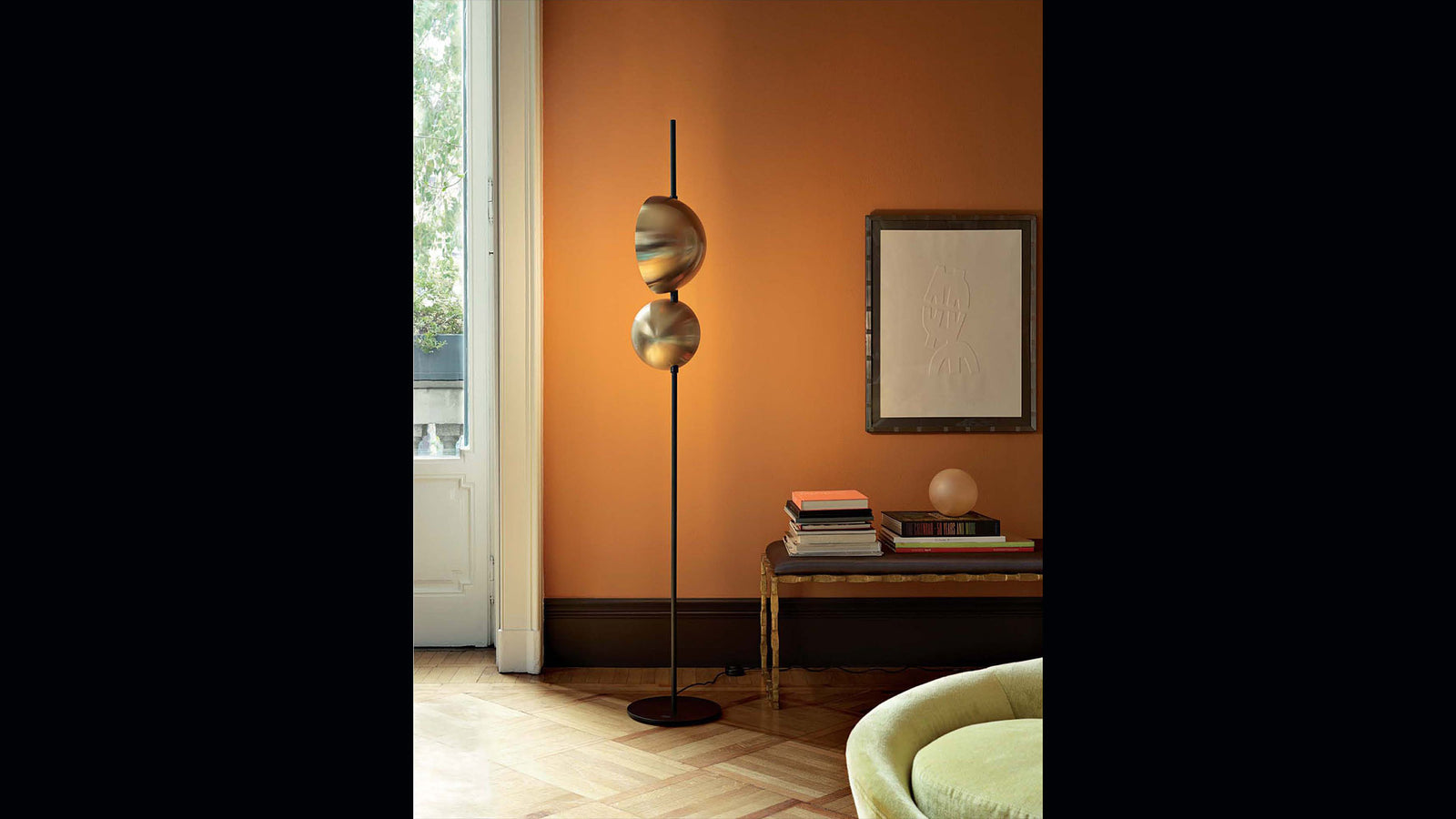 Superluna Floor Lamp Floor Lamps Oluce