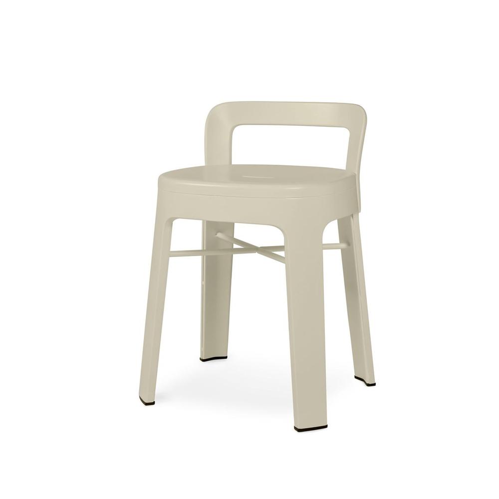 Ombra Low Stool With Backrest Stools RS Barcelona Grey