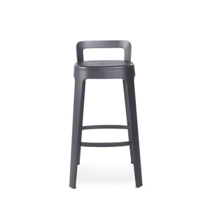 Ombra Stool With Backrest stools RS Barcelona Bar Stool Black 