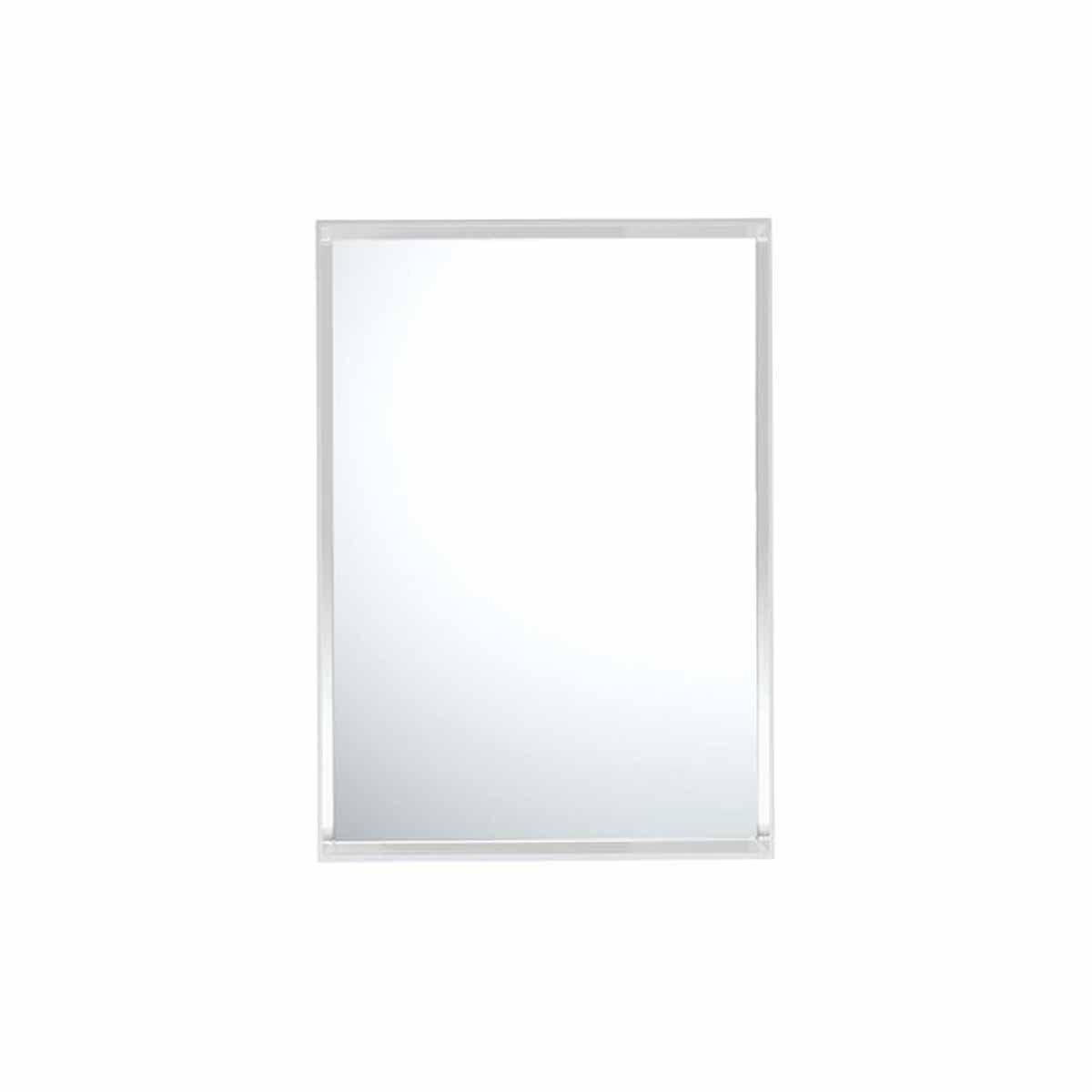 Only Me Mirror mirror Kartell Medium - Matte Glossy White +$50.00