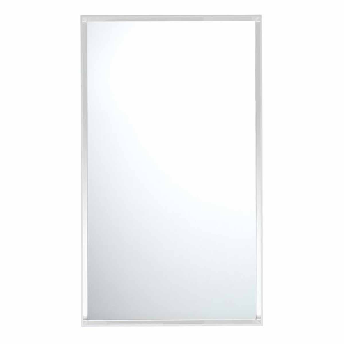Only Me Mirror mirror Kartell Large - Matte Glossy White +$1650.00