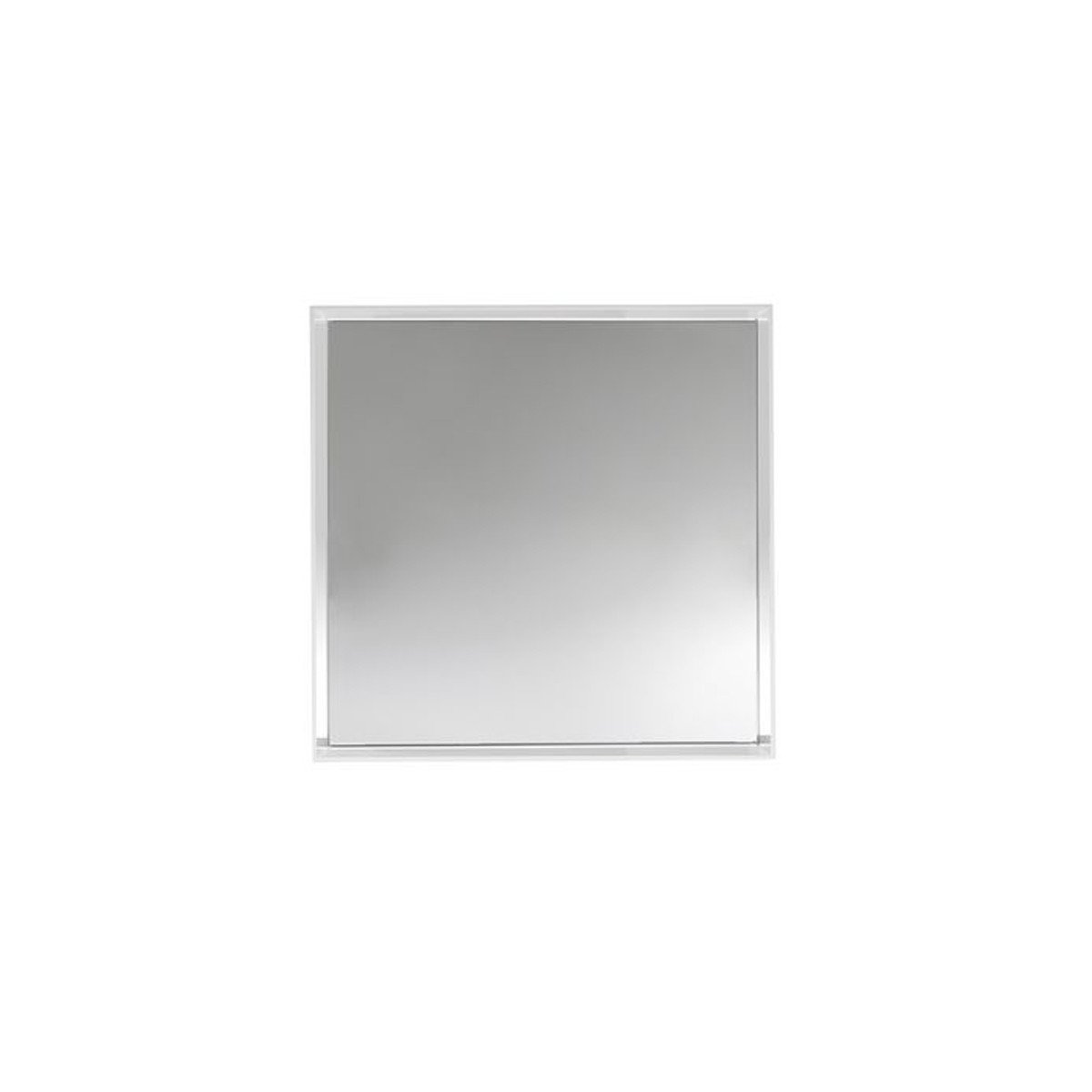Only Me Mirror mirror Kartell Small - Matte Glossy White