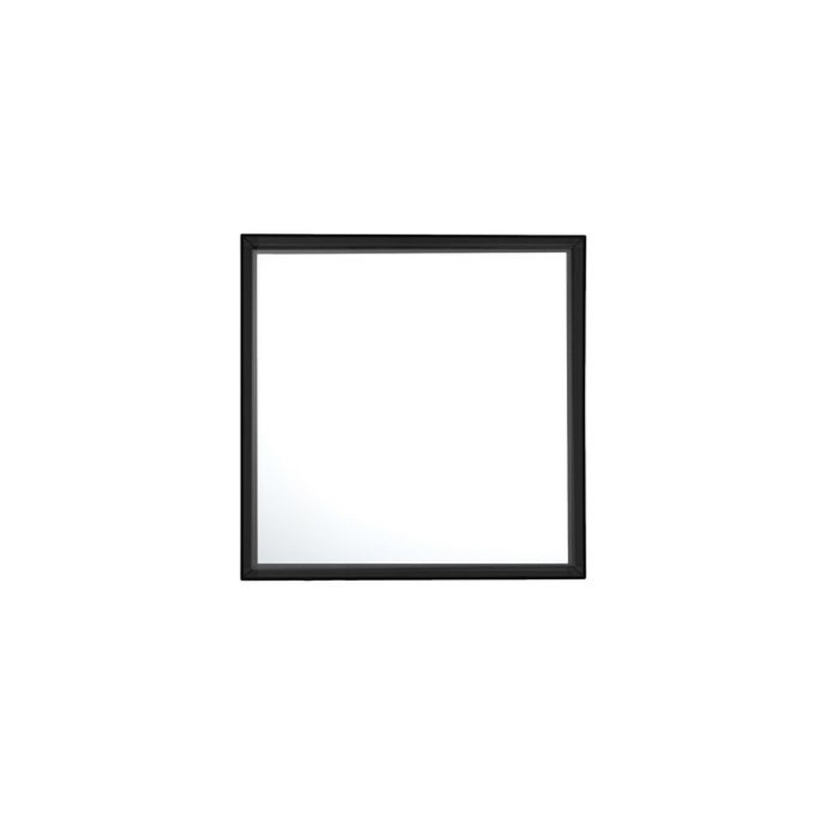 Only Me Mirror mirror Kartell Small - Matte Glossy Black