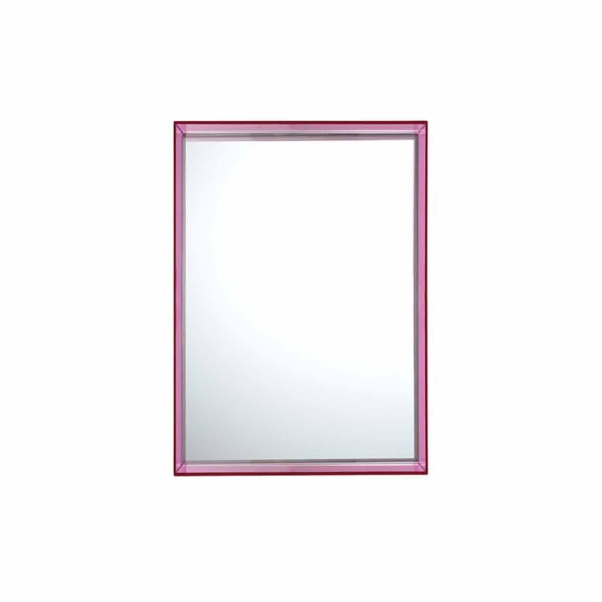 Only Me Mirror mirror Kartell Medium - Transparent Fuschia +$50.00