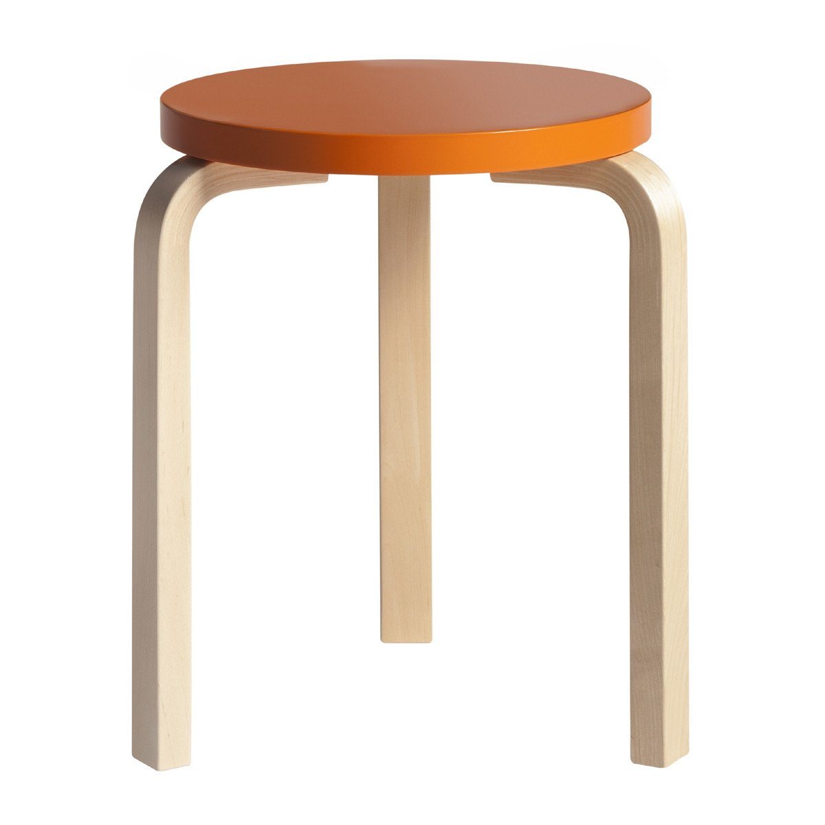 Stool 60 Stools Artek Lacquered Orange +$20.00