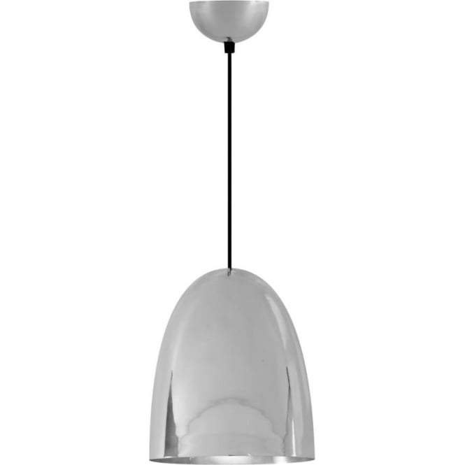 Stanley Medium Pendant Light suspension lamps Original BTC Smooth Polished Nickel Plated