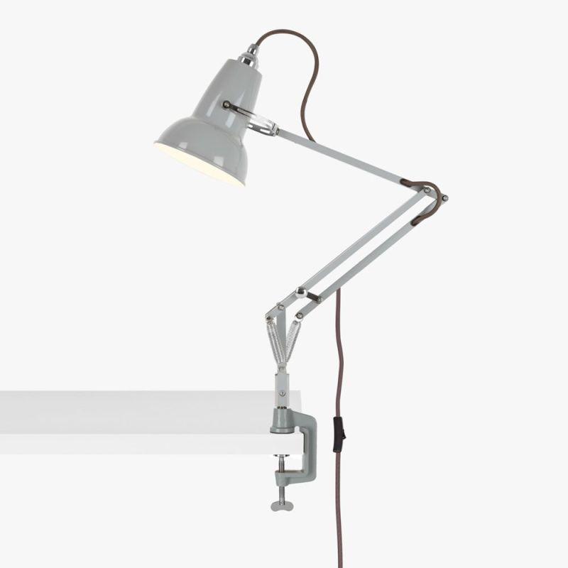 Original 1227 Mini Desk Lamp Desk Lamp Anglepoise Lamp with Clamp Dove Grey