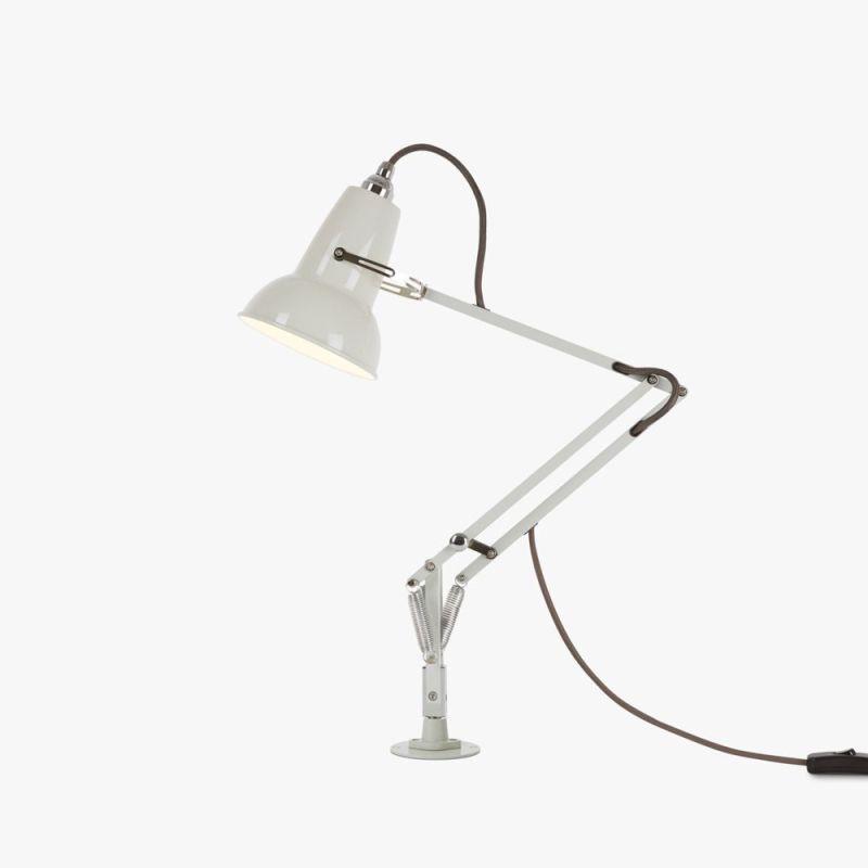 Original 1227 Mini Desk Lamp Desk Lamp Anglepoise Lamp with Insert Linen White
