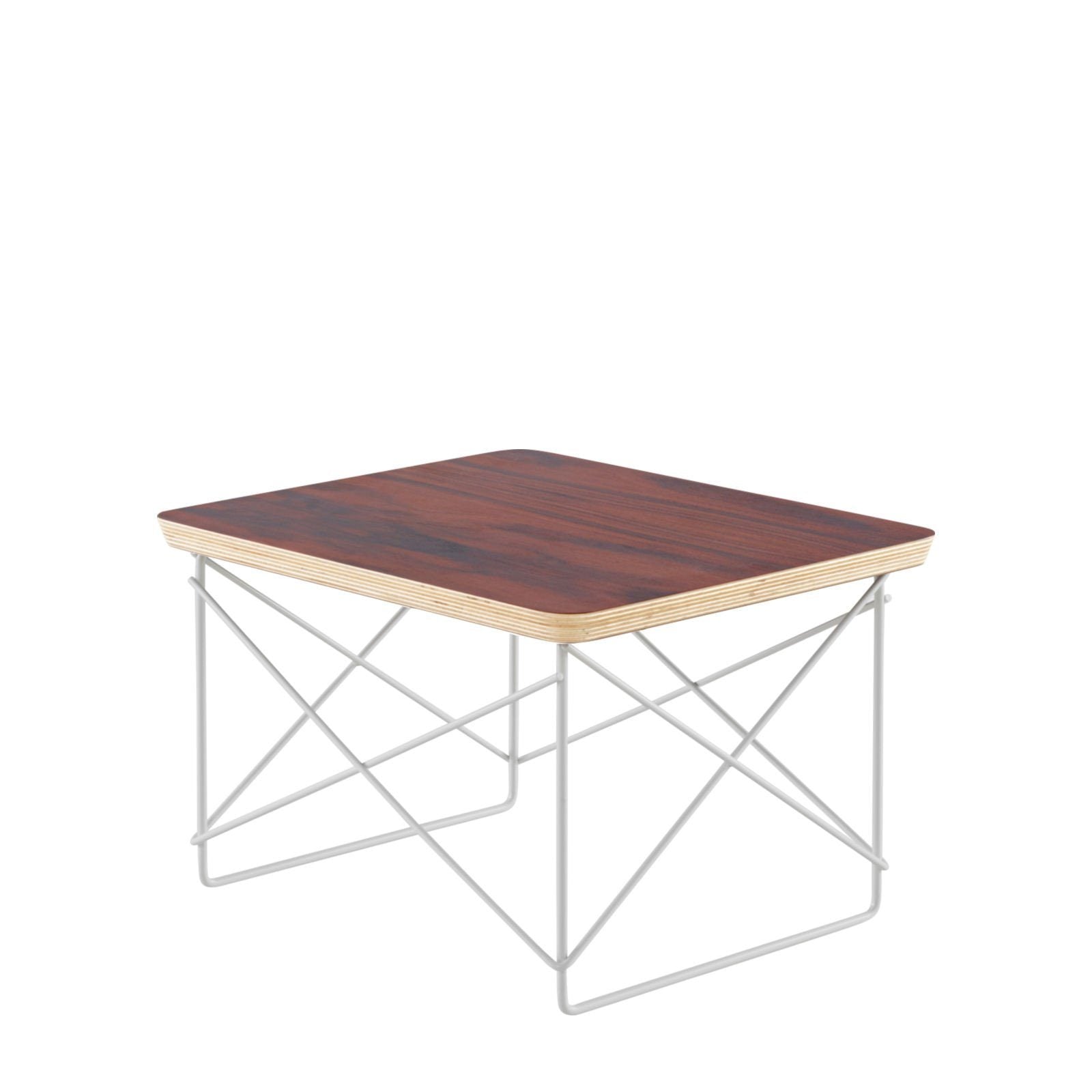 Eames Wire Base Low Table side/end table herman miller Santos Palisander +$209.00 White