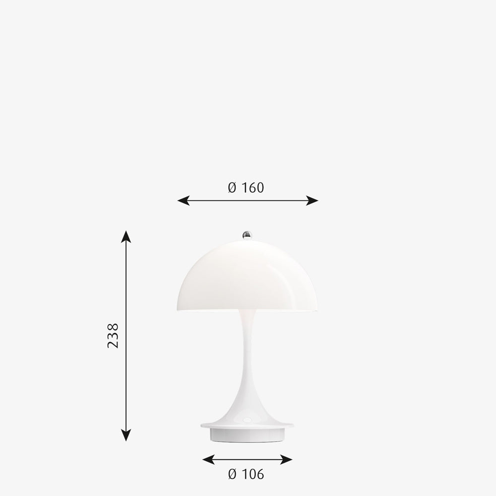 Panthella Portable V2 Table Lamp Table Lamps Louis Poulsen