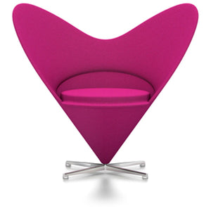 Panton Heart Chair lounge chair Vitra Tonus - Hibiscus (55) 