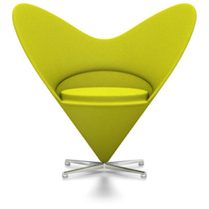 Panton Heart Chair lounge chair Vitra Tonus - Grass Green (58) 