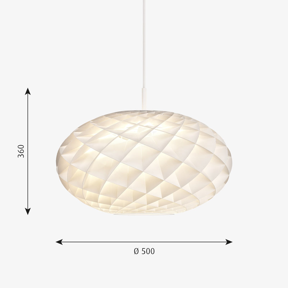Patera Oval Pendant Lamp hanging lamps Louis Poulsen