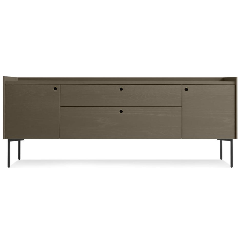 Peek 2 Door 2 Drawer Console storage BluDot Dark Olive