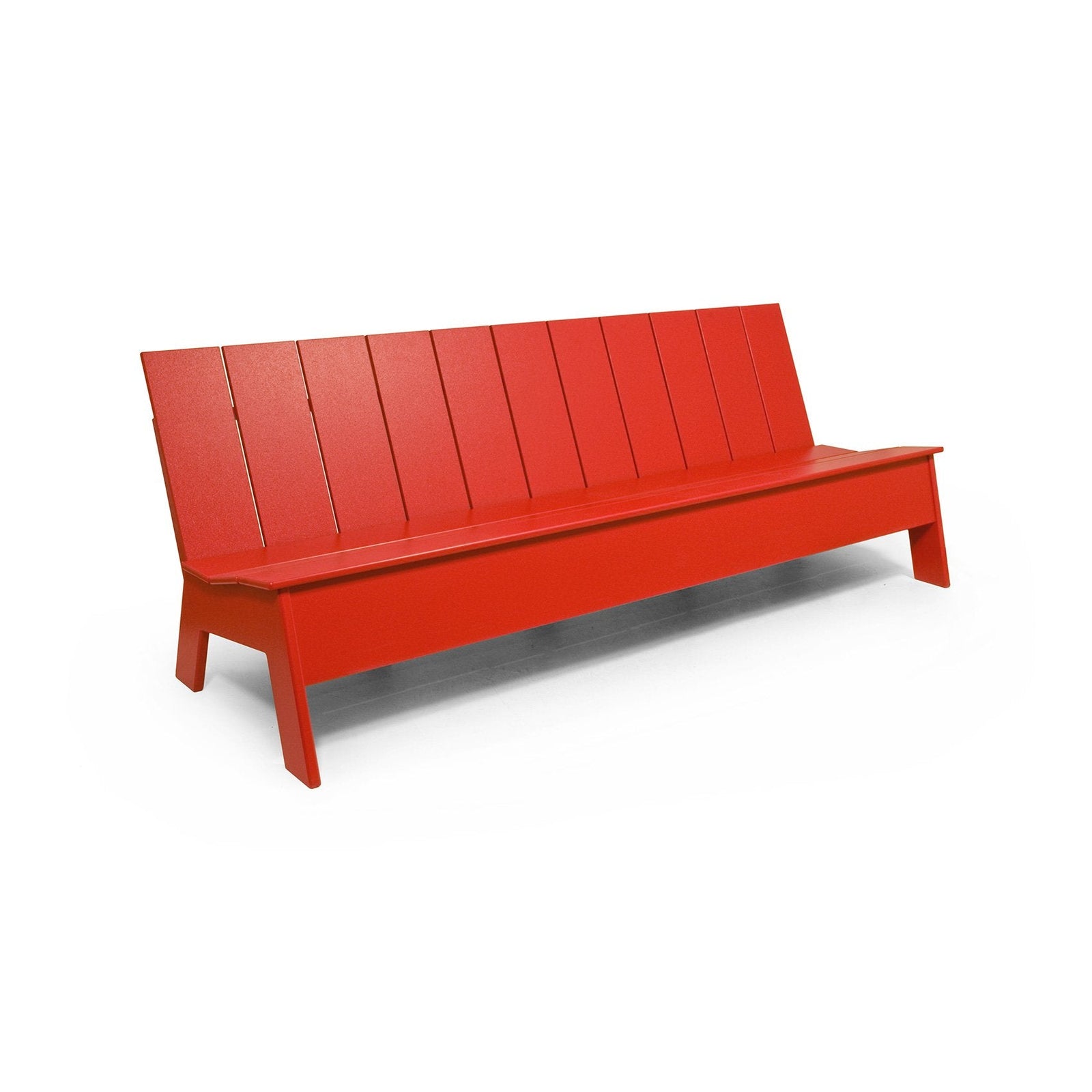 Picket 7' Bench Benches Loll Designs Apple Red
