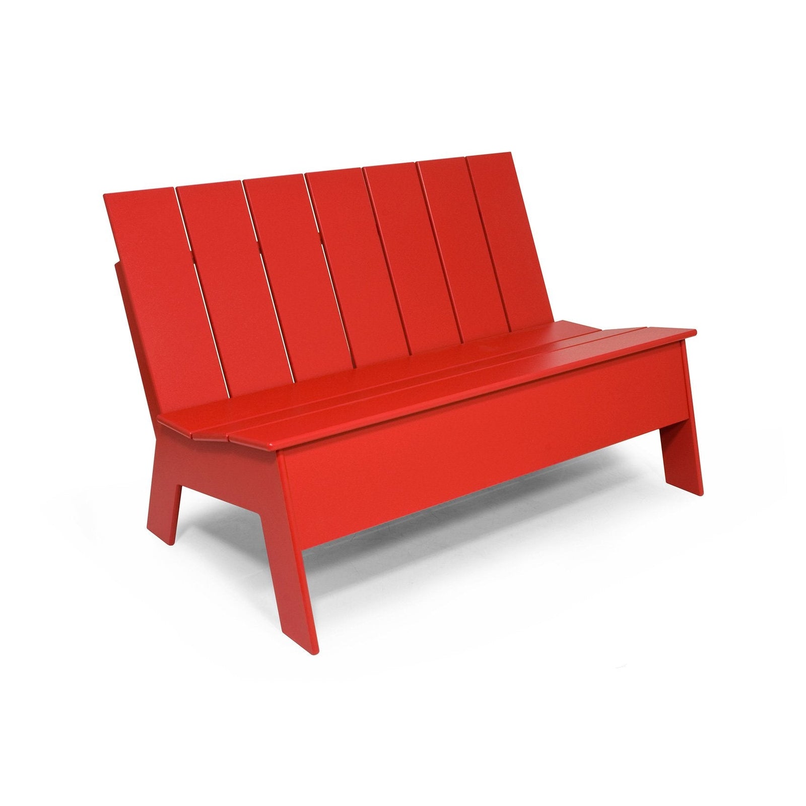 Picket Bench Benches Loll Designs Apple Red