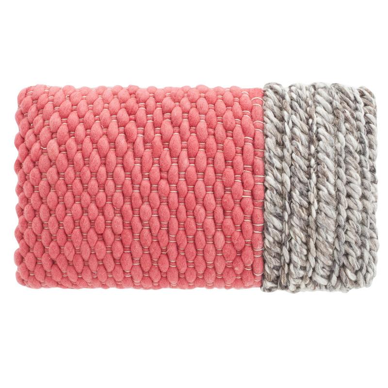 Mangas Spaces Plait Pillow Pillows Gan Coral