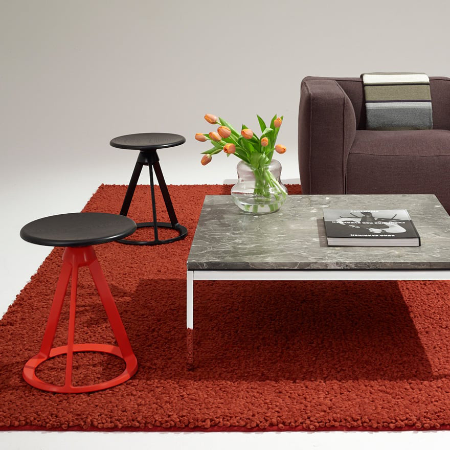 Piton Indoor Fixed-Height Stool Stools Knoll