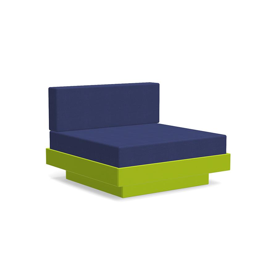 Platform One Lounge lounge chairs Loll Designs Leaf Green Canvas Navy