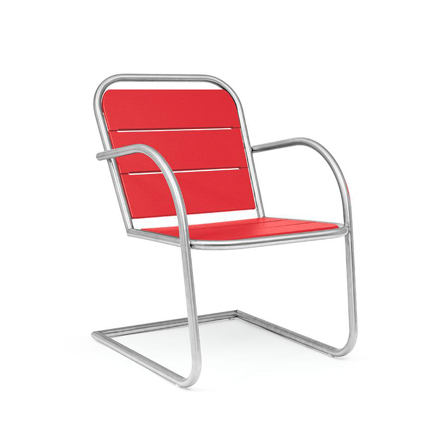 Pliny Lounge Chair Lounge Chair Loll Designs Apple Red