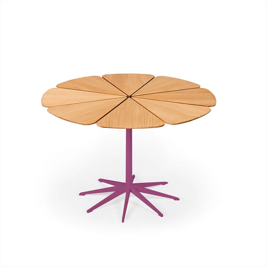 Petal Dining Table Outdoors Knoll Teak Petals +$81.00 Plum