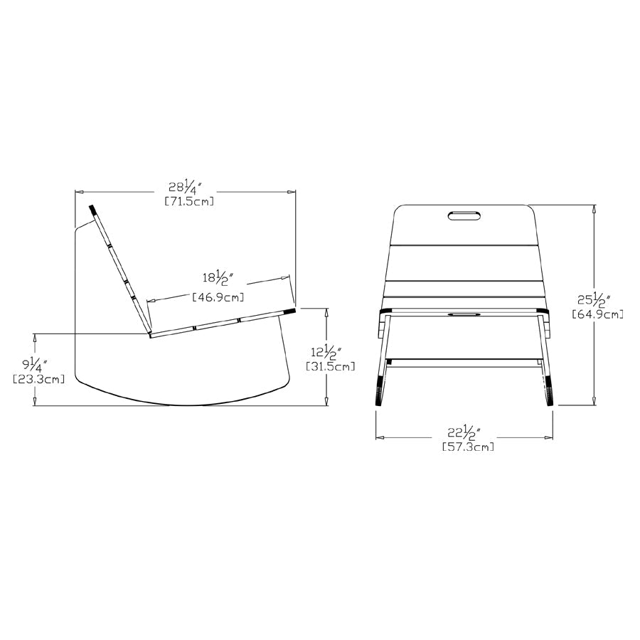 Racer Rocking Chair rocking chairs Loll Designs