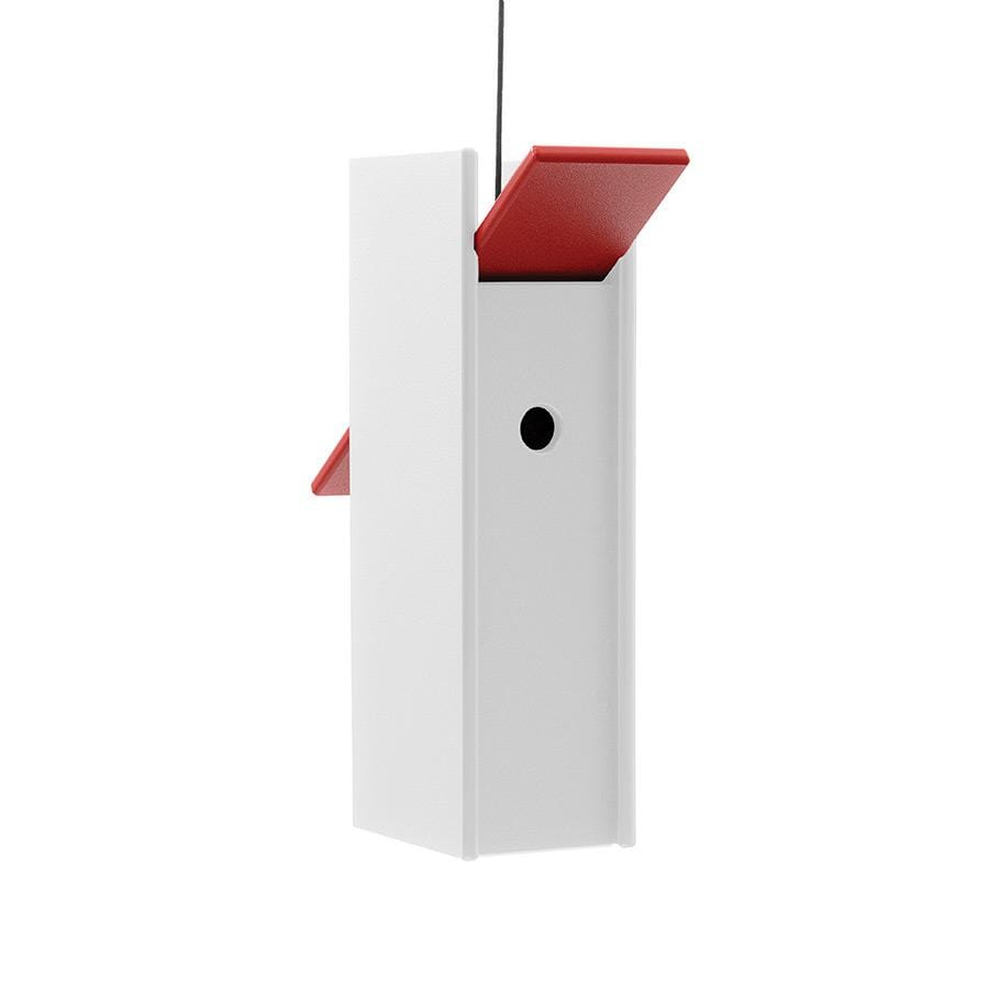 Rapson Birdhouse Accessories Loll Designs Apple Red Cloud White