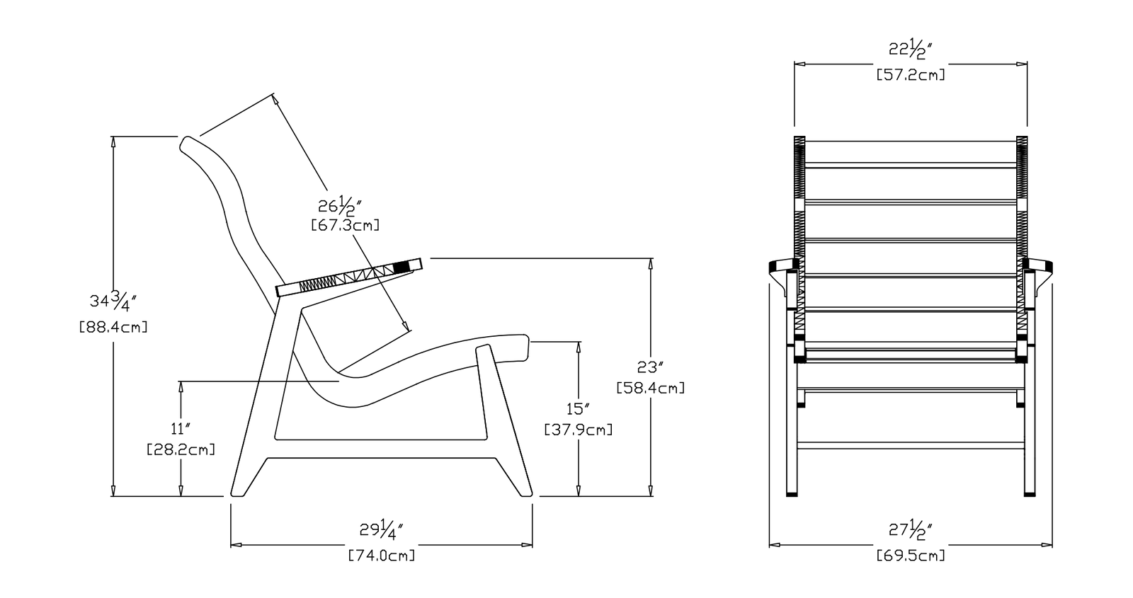 Rapson Lounge Chair lounge chairs Loll Designs